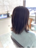 柔らかオリーブアッシュカラー