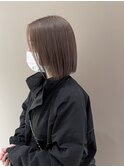 ＃ボブ＃ケアブリーチカラー#グレージュ