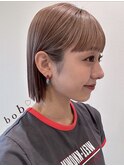 切りっぱなしボブ/姫カット/前髪/原宿神宮前