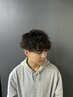 【ツイストパーマ/スパイラルパーマ】+カット+シャンプ-+シェ-ビング+セット