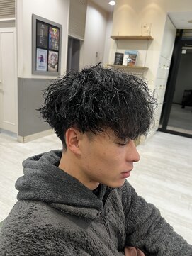 ヘアーアンドビューティー ザ ビー(Hair & Beauty the B) 【stylist御前】メンズ骨格矯正パーマ