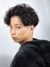 プレミアムバーバー 目黒店(PREMIUM BARBER produce by HIRO GINZA) かき上げスパイラル