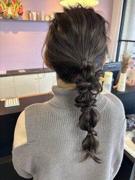 アヴァンス 北花田店(AVANCE) お呼ばれヘアアレンジ/編み下ろし