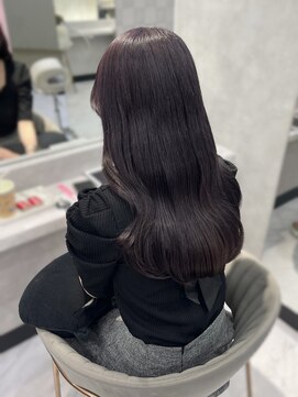 ジーナ 名駅(XENA.) 《karen》ラベンダーグレージュ/艶カラー/透明感カラー/韓国ヘア