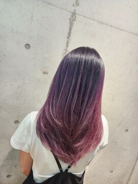 ミラシィ 稲毛(Mirashy) バレイヤージュ＋ピンクカラー！