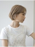 丸みショートボブ/ひし形ショートボブ/耳かけショートボブ