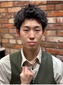 仙台 ピンパーマ スパイキーショート バーバー