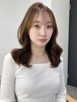 ビューシンサイバシ(VIEW SHINSAIBASHI)&nbsp;ミディアムレイヤーカット前髪イメチェンベージュ10代20代30代