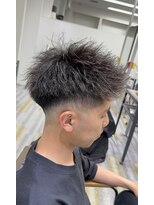 アフューズバイストゥー(Vfuse by StueW)&nbsp;スキンフェード×ツイストスパイラルパーマ