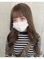 ガルボ ヘアー(garbo hair)&nbsp;艶髪　韓国風カラー　ロングカラー