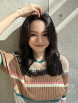 キーチェ 梅田中崎町(keych)&nbsp;レイヤーカット/髪質改善/オリーブベージュ/前髪カット