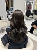 レイヤー×オリーブカラーで大人韓国ヘア♪