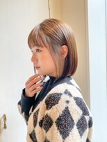 ロンドロゼ 池袋(Lond rose)&nbsp;メルティカラー似合わせカットウェーブミディアム縮毛矯正