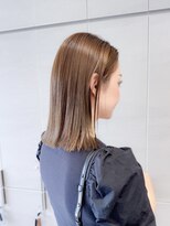 ロンド ロワール 門前仲町(Lond Loire)&nbsp;ボブショートボブ縮毛矯正ベージュグレージュ門前仲町