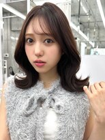 アイヴィー(IVY)&nbsp;大人かわいい くびれミディアム 顔まわりカット【肥田亜沙美】