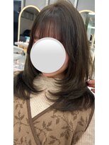 ロンドルピナス 小倉(Lond Lupinus)&nbsp;ミディアムレイヤーカット/似合わせカット/大人ガーリー/20代