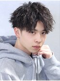 ニュアンスパーマ/波巻きツイストスパイラル[新宿/メンズ/men's]