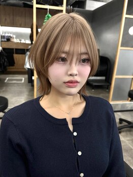 センス(SENSE.)の写真/【大通駅徒歩3分】小顔に魅せる顔回りカット◎人気の韓国風レイヤーもお任せ！［韓国/レイヤー/顔回り］