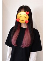 サロン(SALON)&nbsp;インナーカラー/ピンクカラー