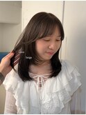 イメチェン前髪カット[表参道ダブルカラーケアブリーチ縮毛矯正]