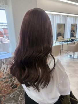 ツキ 横浜店(tuki) 横浜発ラベンダーブラウンの大人ロング