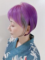 アナザヘアー なんば 高島屋前店(ANAZA hair)&nbsp;丸みショート＆ツートーンカラー