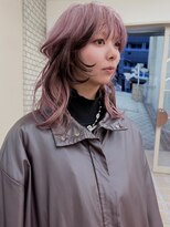 パークレーン アイス イヴェン アネックス(PARK LANE ICI yeven.anx)&nbsp;夏カラーを楽しむハイトーン×インナーカラー顔周りレイヤーYUKI