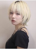 ダークパープル/ナチュラルショート/ミルクブラウン/夏/鹿島田