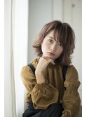 外ハネニュアンスがかわいい愛されとろみ系無造作ワンカール２