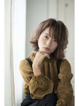 エルブロッサム 北上尾店(L-Blossom) 外ハネニュアンスがかわいい愛されとろみ系無造作ワンカール２