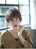 大人かわいいショートボブ