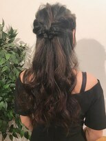 セシルヘアー 神戸元町店(Cecil hair)&nbsp;ハーフアップアレンジあみこみねじり