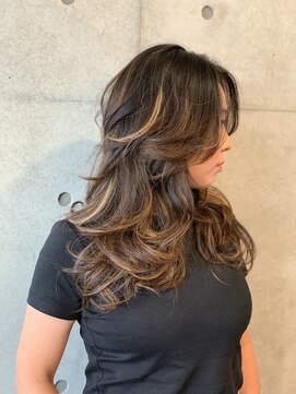 ピュアソウル(Pure Soul) N.Y.ドライカット★3Dハイライト×グラマラスロング[渋谷]