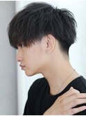 サイドパートショート ワイルドツーブロックテクノ ナカオカ。