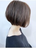 【morio成増】重めバング　スリークボブ　ショートヘア