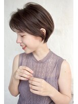 クレドガーデン 西新井店(CRED GARDEN)&nbsp;美シルエット×くびれ/前下がり/暗めマロンベージュ/ボブs