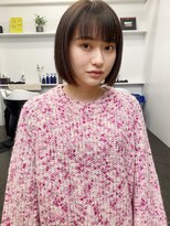 ヤーン(yearn) 《yearn》地毛風サンドベージュ×ミニボブ《伏見/栄/名駅》