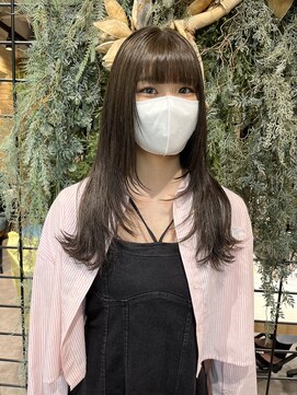 ゼスト 三鷹店(ZEST) 【ZEST三鷹 】赤み消しオリーブブラウン×顔周りレイヤー