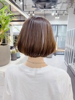ファンナギンザ(FaNNa ginza)&nbsp;ブリーチなし/透明感カラー/ボブ/小顔カット/シースルーバング