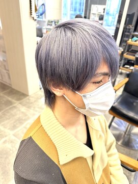 キャラ シャローネ 池袋(Chara Chalone) メンズショートウルフ/ラベンダーグレー【池袋】