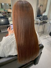 ヴィムヘアー 泡瀬店(VIM hair) 大人可愛い透明感立体感グレージュ×エアストレート