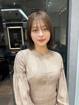 ロンドソレイユ 池袋(Lond soleil) ボブ/前髪カット/レイヤーカット×ケアブリーチ/デザインカラー