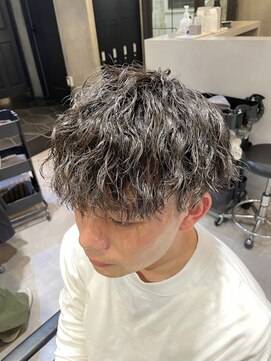 ラグシス ザ バックルーム(LUXIS THE BACK ROOM) マッシュ×ツイストスパイラルパーマ【立川/メンズ】