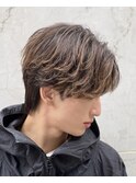 神戸/三ノ宮/元町メンズサロン無造作毛流れセンターパート