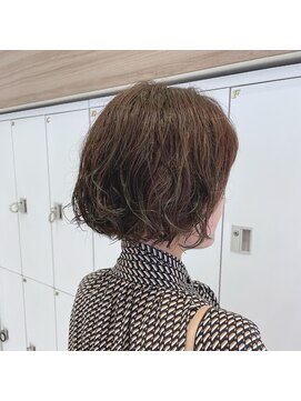 アッシュ 横浜店(Ash) ボブのウェーブパーマ