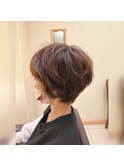 くせ毛×ショート×イノアカラー