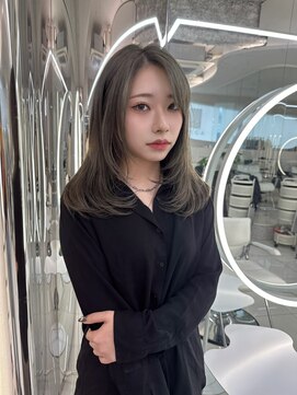 ガガ 心斎橋(GAGA) 韓国/ハイトーンカラー/ワンホンヘア/レイヤーカット/髪質改善