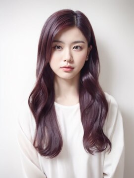 ルエラ 堅田(Luela) 上品☆ゆる巻きラベンダーブラウン