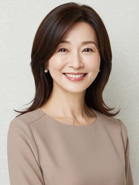 アイスタイル 緑井店(I STYLE) 40代にオススメ★艶髪エレガントセミロング[アイスタイル緑井]