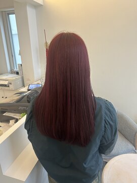 マドンナ ヘアー(madonna hair.) チェリーレッドカラー